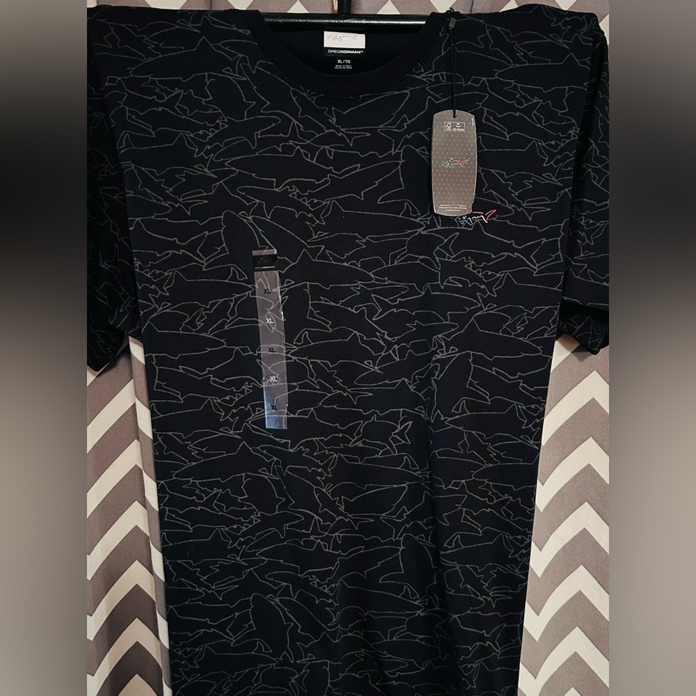 GREG NORMAN graphic golf tee